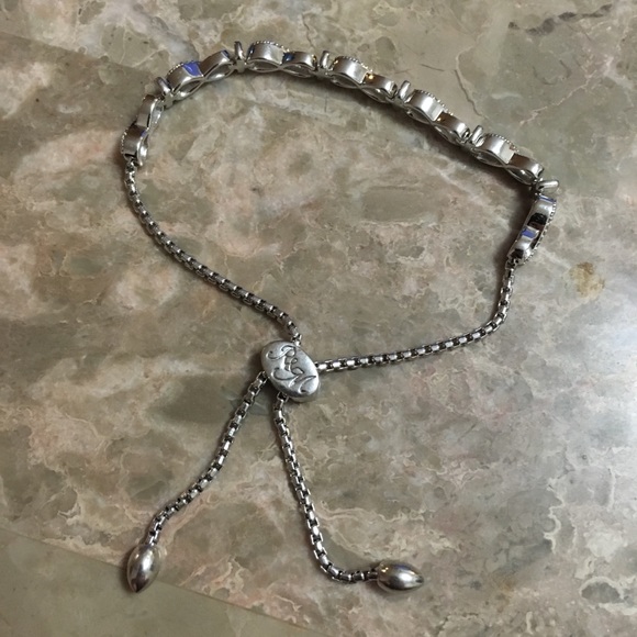 R&M 1/10 CT. T.W. Diamond Sterling Silver Bracelet - Picture 7 of 8